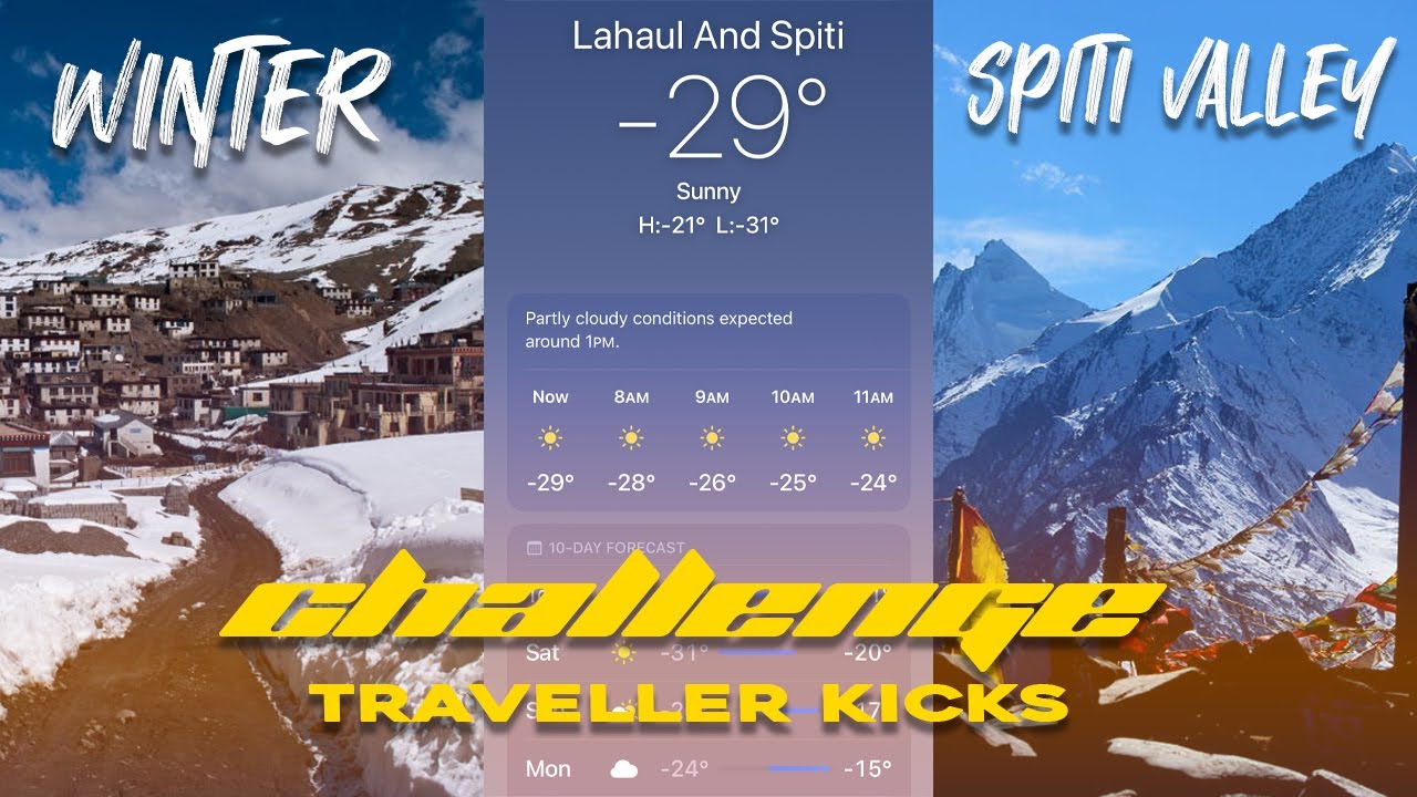⁣SPITI VALLEY | TABO | DHANKHAR |CHALLENGE | STAY | JANUARY | WINTER | -29 DEGREE | TRAVELLER KICKS