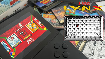 RED - Atari Lynx Cartridge - Full gameplay