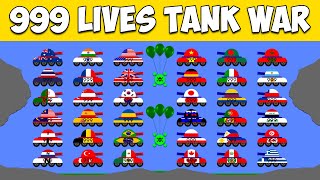 999 Lives Tank War  March Watch Time Cup 2024  64 Countries