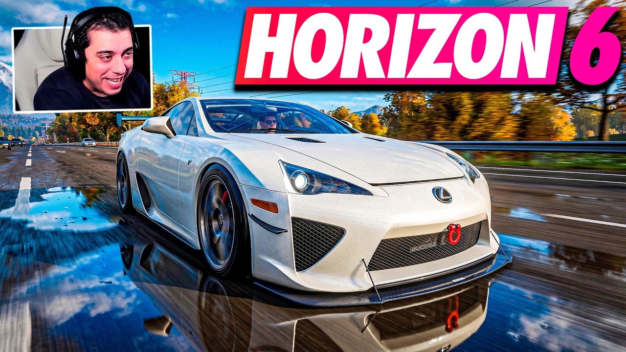 FINALMENTE A GALERA TODA JUNTA! PRIMEIRA CORRIDA - FORZA HORIZON 6