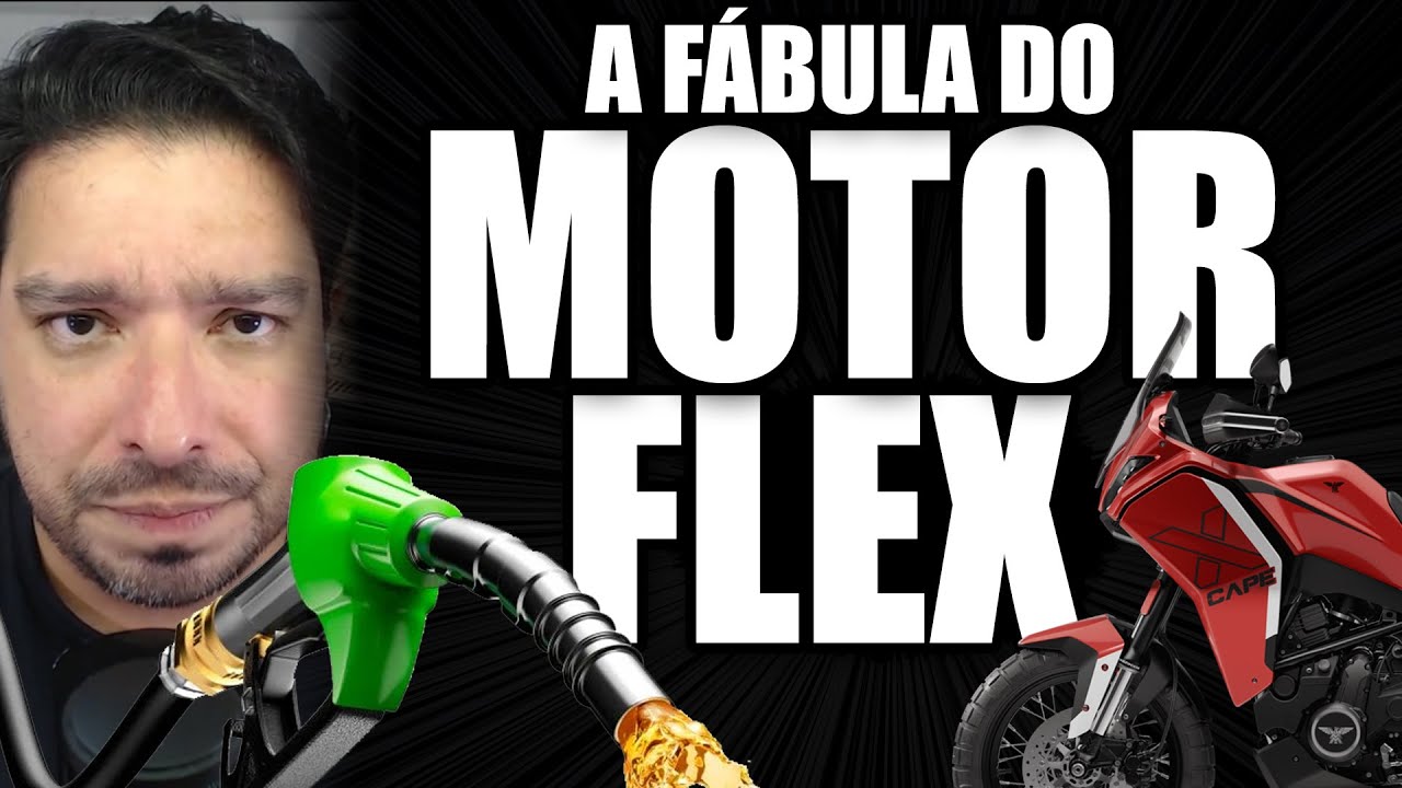 A fábula do motor flex nas motocicletas