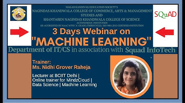 FDP Program  on Machine Learning