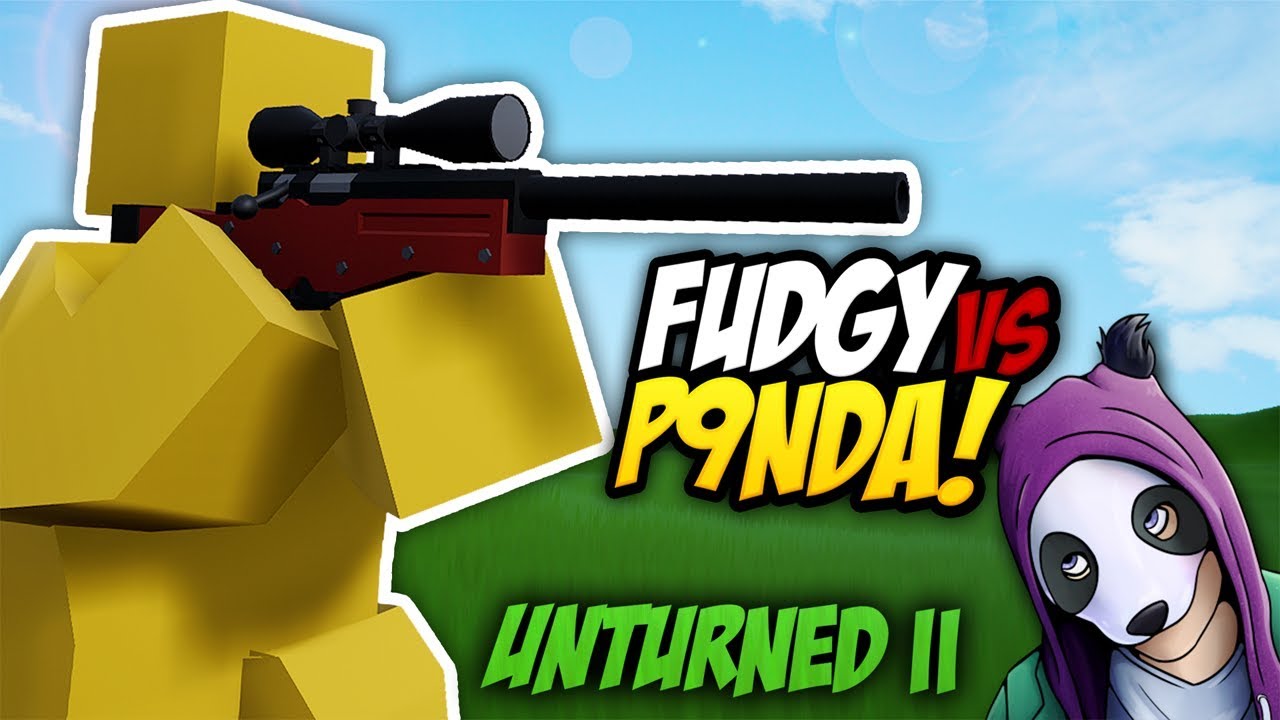 FIGHTING AGAINST P9NDA - Unturned II Gameplay | Sniping 1v1 Battle!