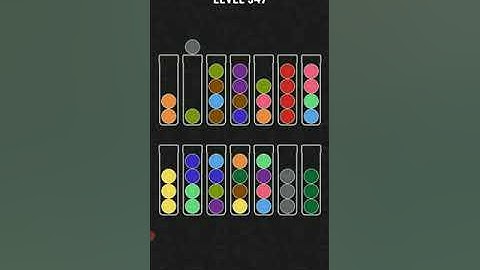 Ball sort puzzle level 347