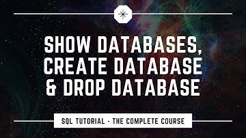 Show databases, Create & Drop Database in SQL || SQL commands for databases