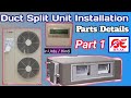 Duct split Unit installation  ڈکٹ سپلٹ یونٹ کیسے انسٹال کریں؟