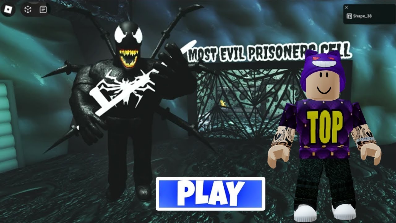 VENOM PRISON RUN OBBY Full Gameplay Walkthrough New Update 
