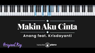 Makin Aku Cinta - Anang feat. Krisdayanti (KARAOKE PIANO - ORIGINAL KEY)