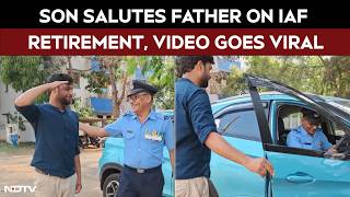 Celebrity Viral Video | Son Salutes Father on IAF Retirement, Emotional Homecoming Video Goes Viral Profile