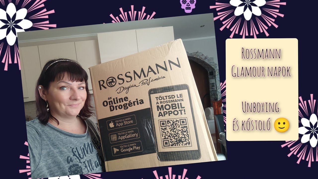 Rossmann Glamour napok 🛍️🛒 Unboxing és kóstoló