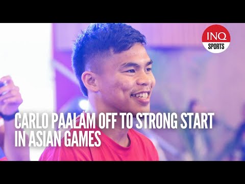 Carlo Paalam off to strong start in Asian Games