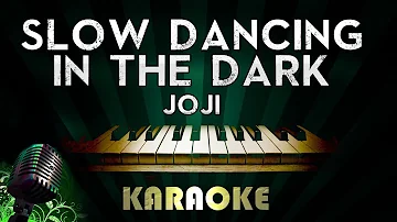 Joji - SLOW DANCING IN THE DARK | LOWER Key Piano Karaoke Version Instrumental Lyrics Cover