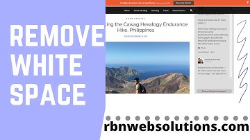 How to Remove Right Side Extra White Space from Website I WordPress Tutorial 2021