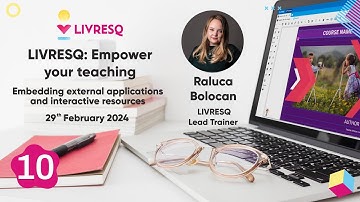 Webinar - Embedding external applications and interactive resources directly into LIVRESQ