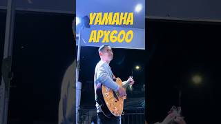 YAMAHA APX600 (ZOOM H1N) #guitar #music #yamahaapx600