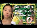 Garden in Manila Zine Filipino Language Pronunciation Guide and Story Vlog
