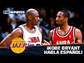 Kobe Bryant contesta en español sobre Jordan