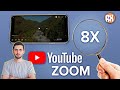 طريقة تكبير الفيديو على اليوتيوب 2023 😯 | YouTube 8X Zoom Video