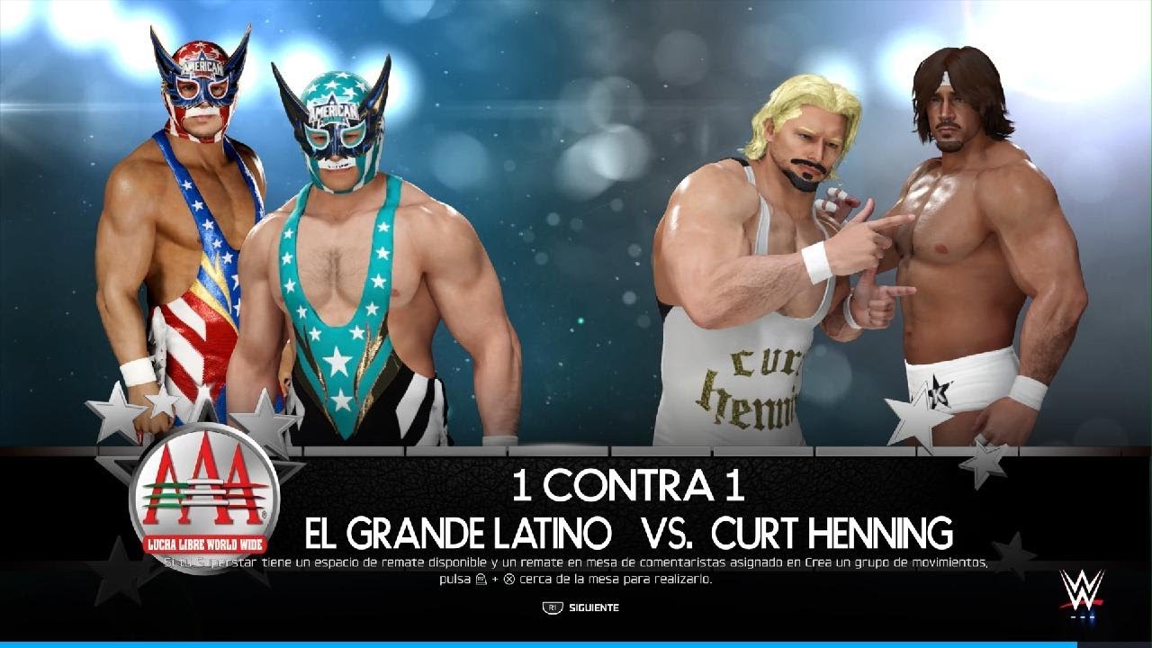 EL GRAN LATINO vs Curt Henning ||AAA Universe mode