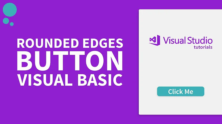How to Create Rounded Edges Corner Button C# Visual Basic NET in Visual Studio [free source code]