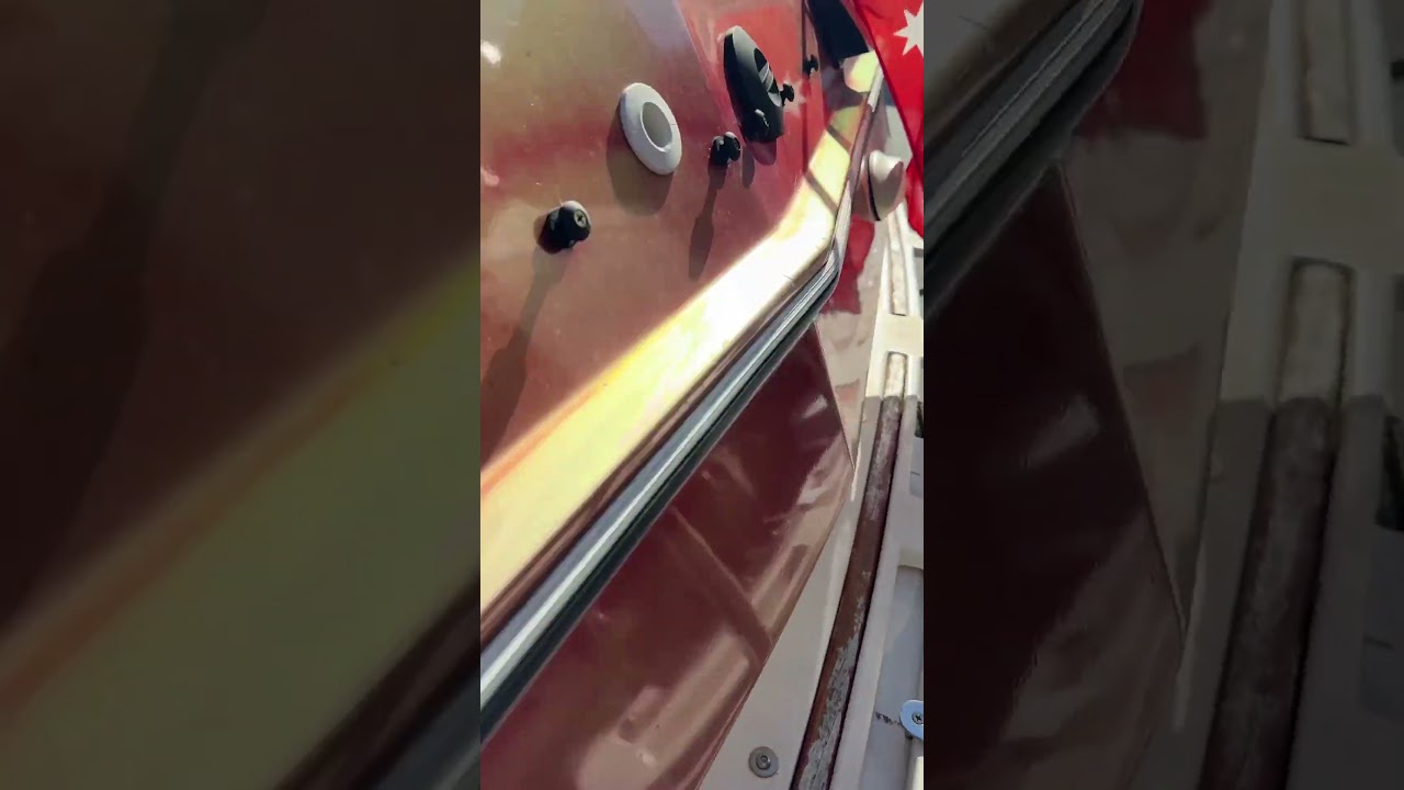 Tuning up a classic performance muscle boat with Mercruiser sterndrive #boat #engine #servicing