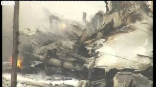 BBC News   Pilots die in UPS plane crash in Alabama in the US