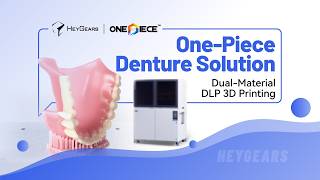 One-Piece Denture Solution | Powered by Multi-Material Fusion DLP 3D Printing