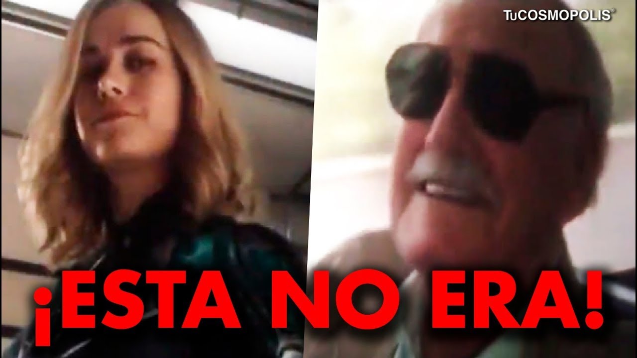 ⁣El CAMEO de STAN LEE en CAPITANA MARVEL iba a ser DIFERENTE