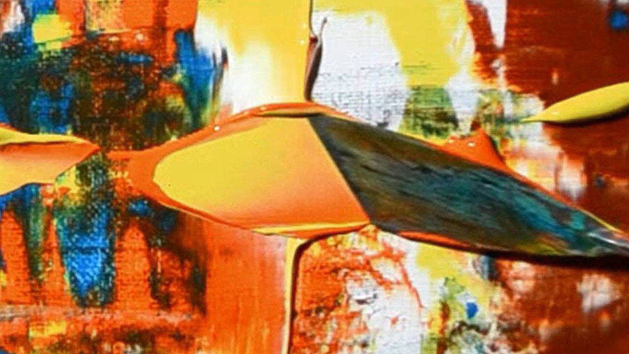 5 EASY ABSTRACT PAINTING TECHNIQUES for BEGINNERS - YouTube