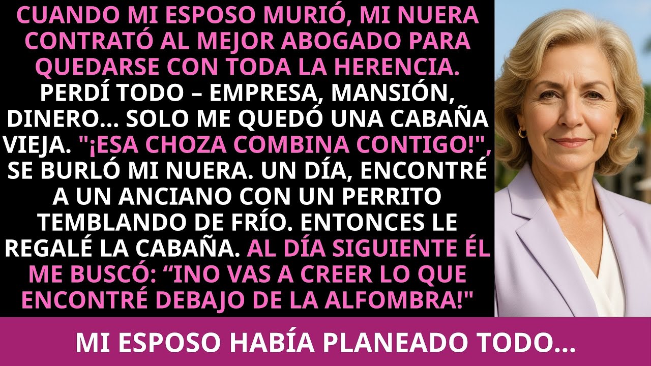 Fui humillada por heredar una “choza vieja”. Se la regalé a un hombre sin hogar. Debajo de la