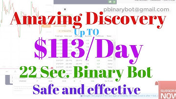 Binary.com Bot - 22 Sec. Binary Bot | Amazing Bot Discovery, Safe and Effective