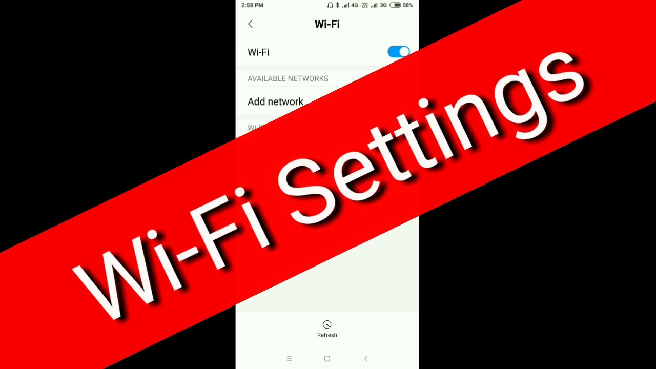 Xiaomi Redmi Note 5 Pro || How To Use Wi-Fi Settings - YouTube