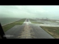 Pilotseyetv  hong kong approach hkg typhoon warning  cc 24 languages