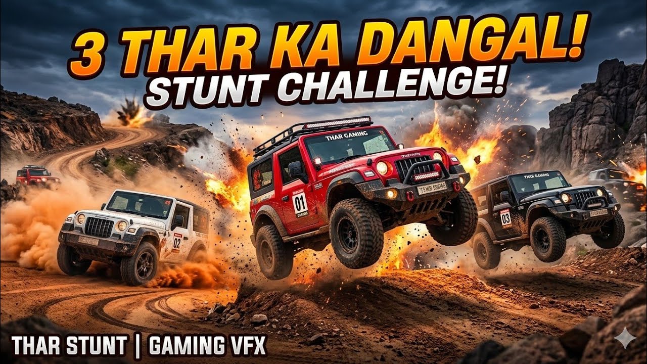 indian Modified THAR Game Live | Off-Road King Ya Accident Machine?2026 #shortsfeed