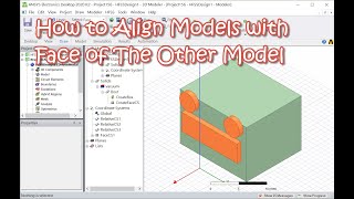 How to Align Models with Face of The Other Model