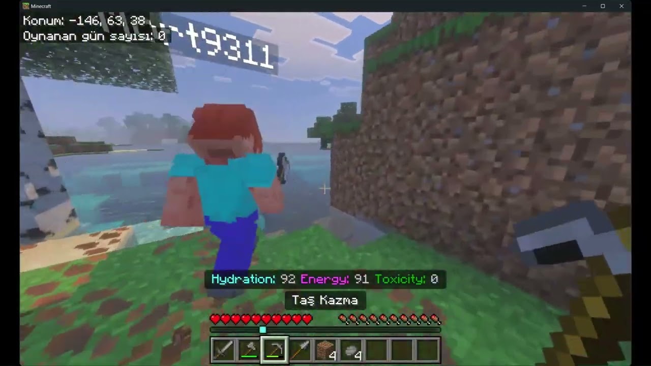 yusufla minecraft bedrock zombi modu bölüm 1