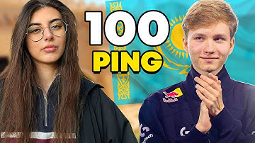 "100 PING = PRIME!!" - M0NESY PLAYS FACEIT WITH IRBITKA!! (ENG SUBS)