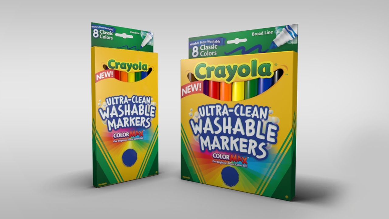 Crayola Ultra Clean Washable Markers Youtube