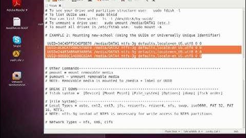 Editing the FSTAB File in Ubuntu - Part 2