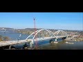 Broadway Bridge over the Arkansas River construction time-lapse