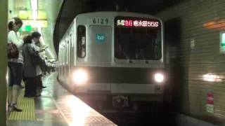 東京メトロ千代田線 東京メトロ6000系(6129F) 多摩急行唐木田行き 東京メトロ千代田線 東京メトロ6000系(6129F) 多摩急行唐木田行き