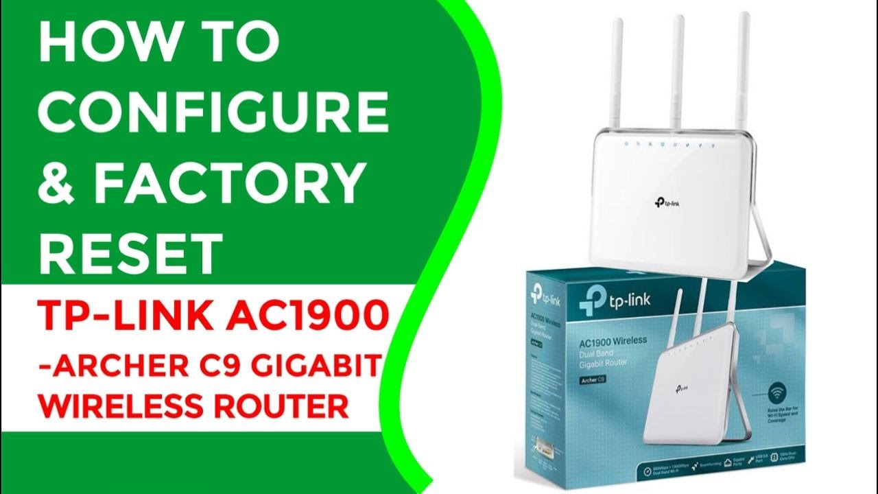 How to configure & reset TP Link Archer C9 router |#2025#wirelessrouter ...