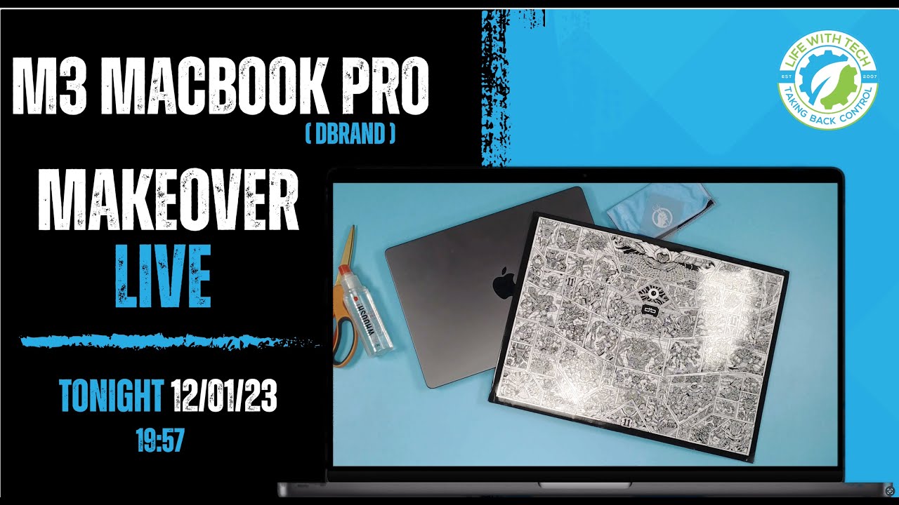 M3 MacBook Pro Makeover Live: Dbrand Skin Installation Party!
