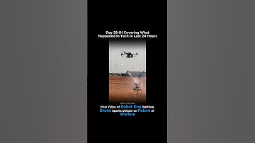 Viral Video of Robot Dog Battling Drone Sparks Debate on Future of Warfare