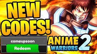 NEW* ALL CODES Anime Warriors Simulator 2 IN OCTOBER 2023 ROBLOX Anime  Warriors Simulator 2 CODES 