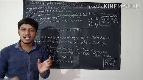 Std-6,Maths,ch-6 (પૂર્ણાંક સંખ્યાઓ, ભાગ-1)