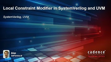 Local Constraint Modifer in SystemVerilog and UVM
