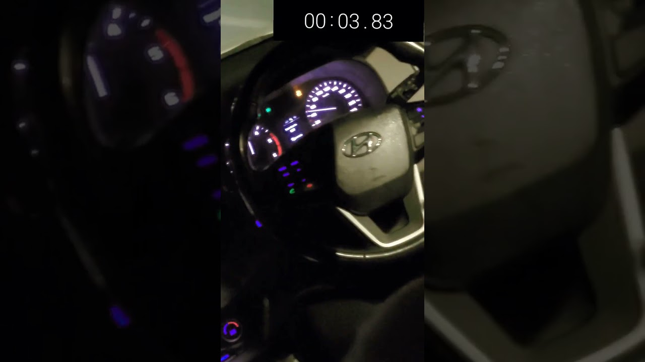 Hyundai Creta 1.6 Diesel Manual 0-100 km/hr time with launch