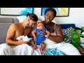 Our abnormal night routine with a newborn baby 