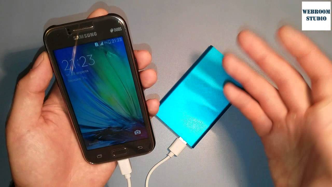 Компактный Power Bank 5600 mAh, автономная зарядка телефона. - YouTube